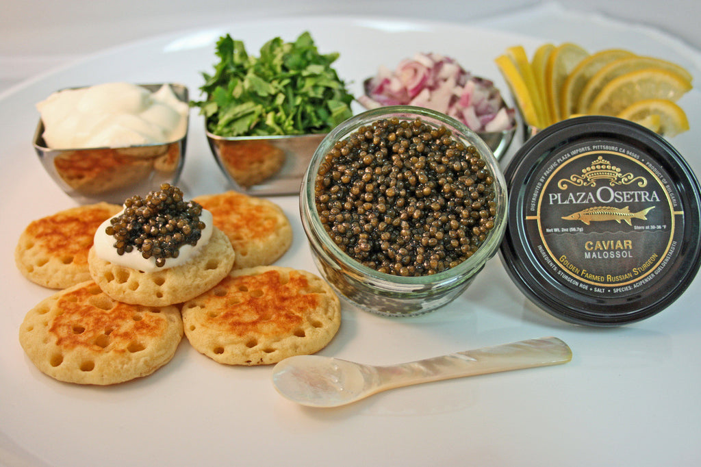 Plaza Gold Osetra Caviar Gift Pack