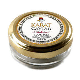 Russian Osetra Karat Caviar - Black Jar